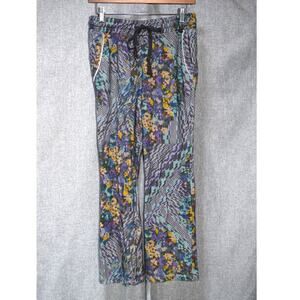 Anthropologie Daily Practice Multicolor Floral Abstract Jogger Lounge Pants XS
